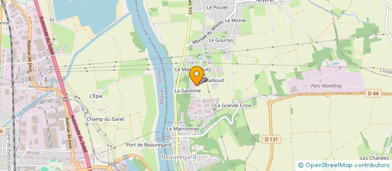 localisation de l'entreprise BT SERVICES à FAREINS