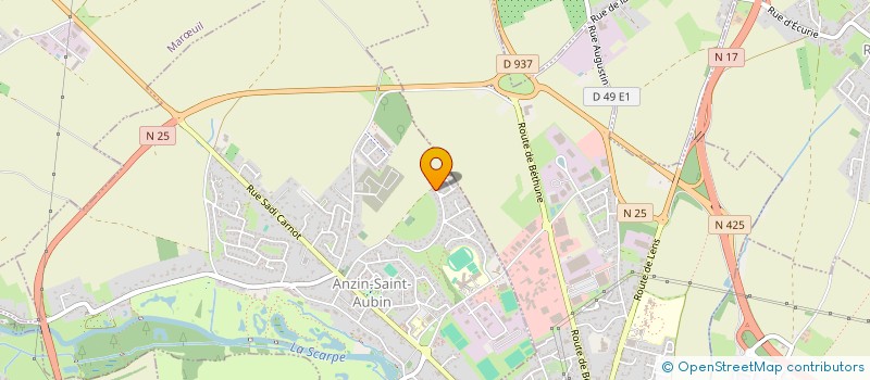 localisation de l'entreprise BT SOFT à ANZIN-SAINT-AUBIN