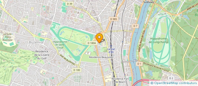 localisation de l'entreprise BT SOLUTIONS  SAINT-CLOUD