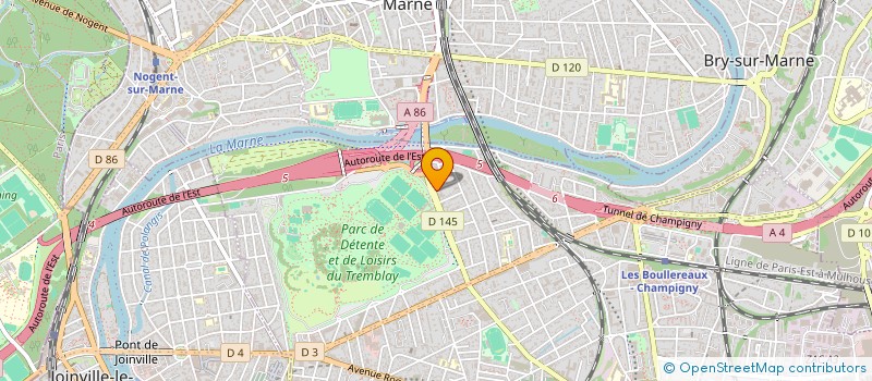 localisation de l'entreprise BT STUDIO à CHAMPIGNY-SUR-MARNE
