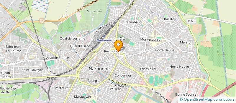 localisation de l'entreprise BT SUD  NARBONNE