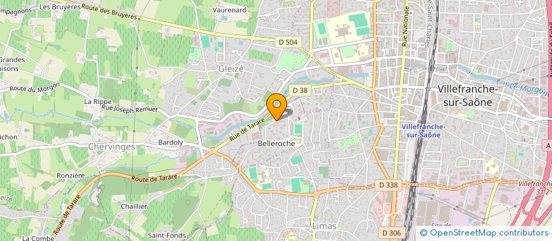 localisation de l'entreprise BT TAXI CALADE à VILLEFRANCHE-SUR-SAONE