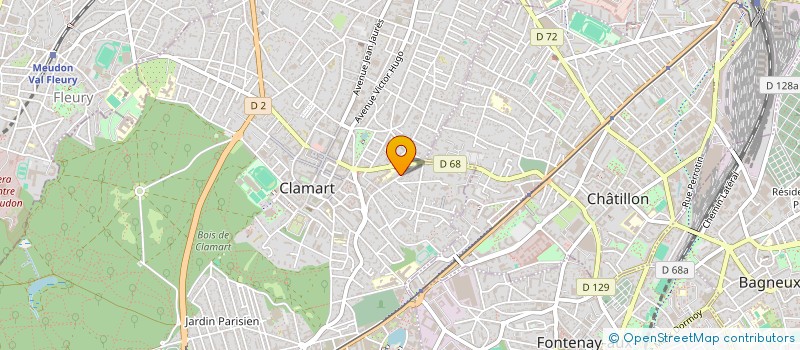 localisation de l'entreprise BT TECHNOLOGIES à CLAMART
