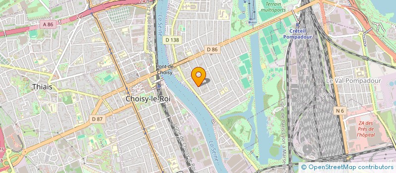 localisation de l'entreprise BT TRANSPORT à CHOISY-LE-ROI