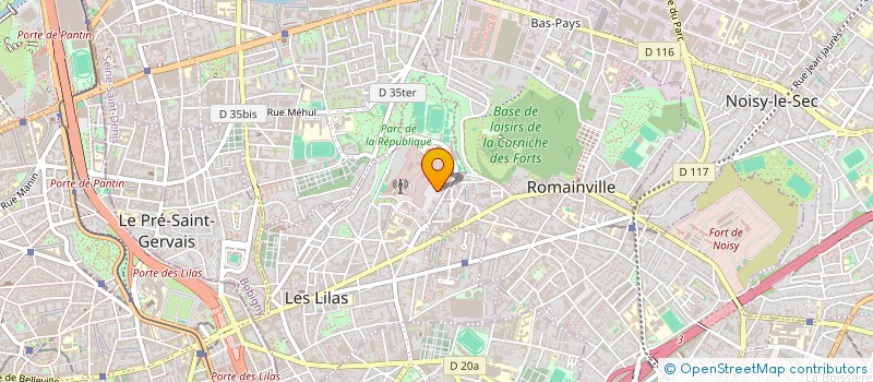 localisation de l'entreprise BT TRANSPORT à LES LILAS
