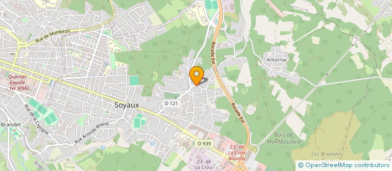 localisation de l'entreprise BT1  SOYAUX