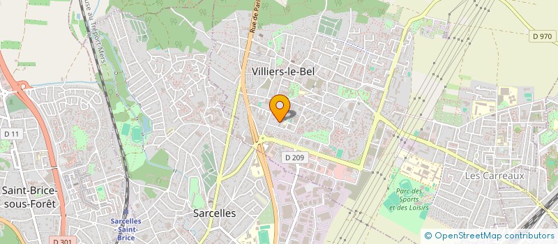localisation de l'entreprise BT2A à VILLIERS-LE-BEL
