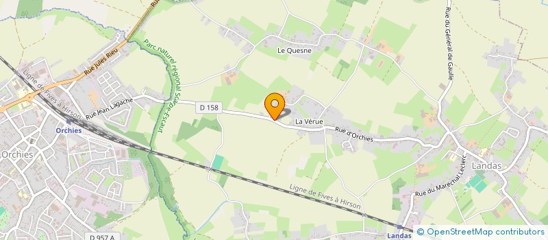 localisation de l'entreprise BT2F  LANDAS