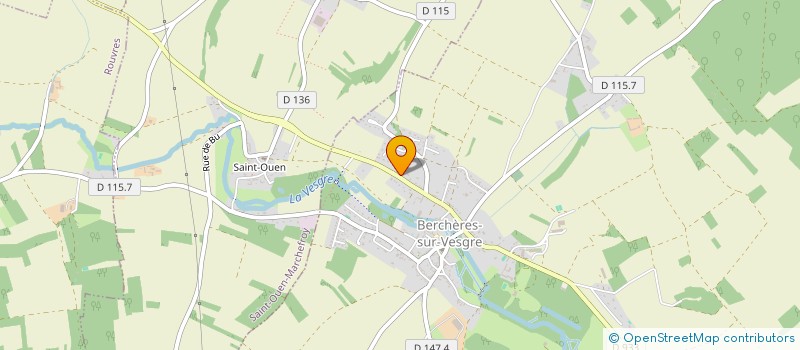 localisation de l'entreprise BT2M DIAG à BERCHERES-SUR-VESGRE
