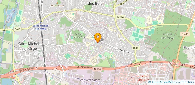 localisation de l'entreprise BT2S ENERGIE à SAINT-MICHEL-SUR-ORGE
