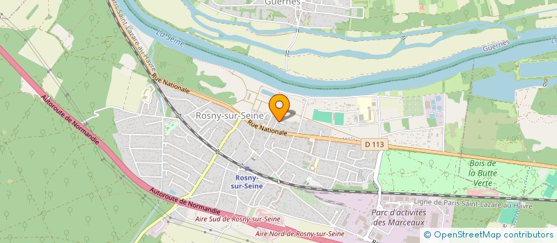 localisation de l'entreprise BTA  ROSNY-SUR-SEINE