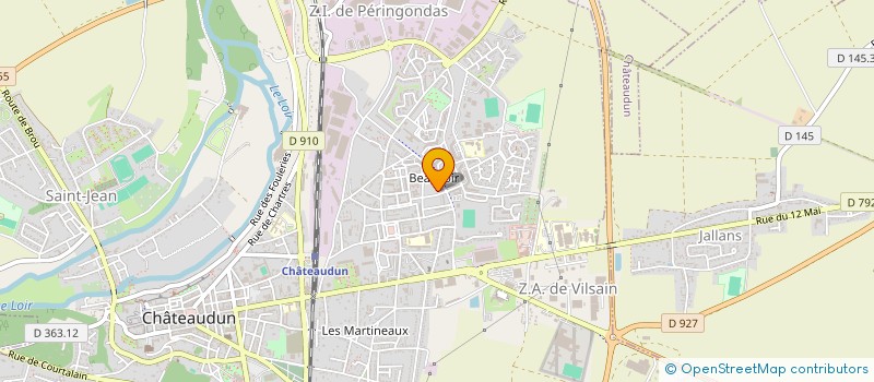 localisation de l'entreprise BTA  CHATEAUDUN