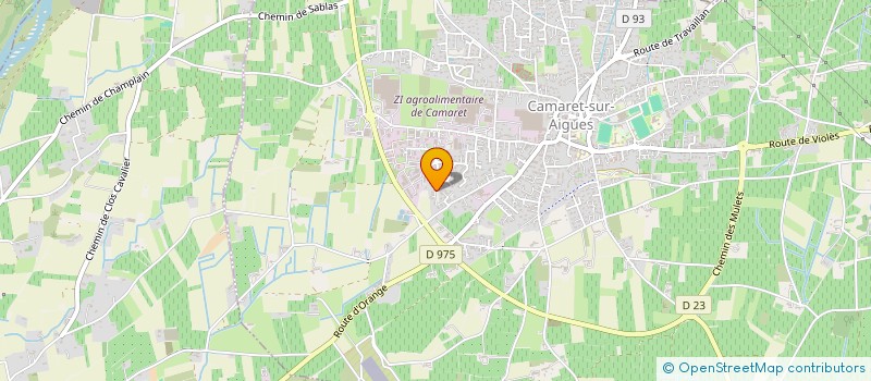 localisation de l'entreprise BTA EUROPE SARL à CAMARET-SUR-AIGUES