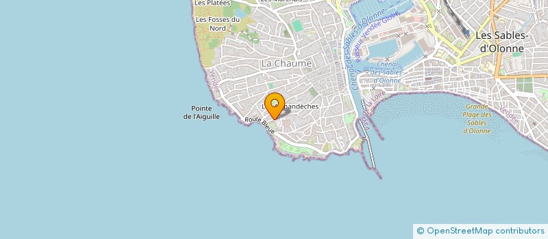 localisation de l'entreprise BTADY à LES SABLES D'OLONNE