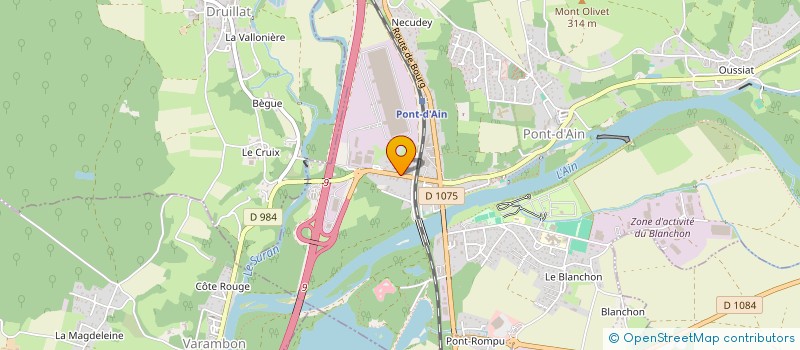 localisation de l'entreprise BTAMPON SERVICES  PONT-D'AIN