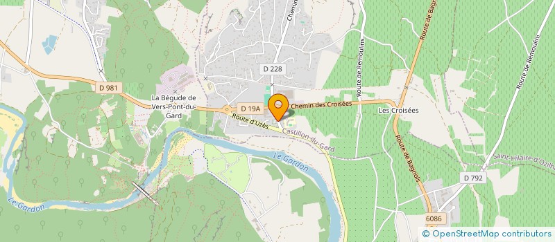localisation de l'entreprise BTASSO  CASTILLON-DU-GARD