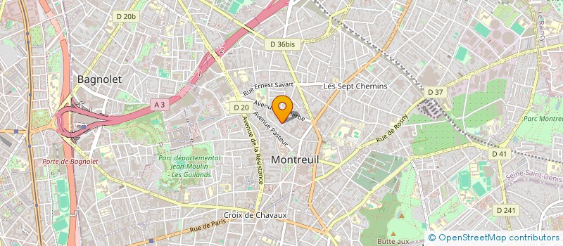 localisation de l'entreprise BTB à MONTREUIL