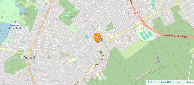 localisation de l'entreprise BTB FIBER à DRAVEIL