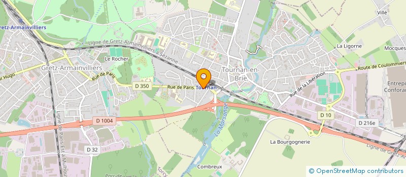 localisation de l'entreprise BTB GRETZ  GRETZ-ARMAINVILLIERS