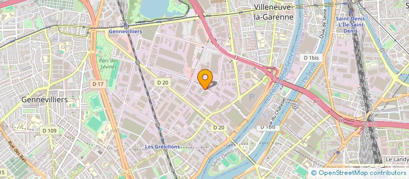 localisation de l'entreprise BTB INDUSTRIE à GENNEVILLIERS