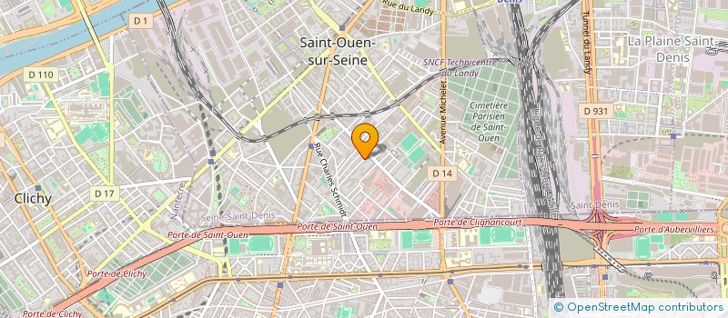 localisation de l'entreprise BTBL à SAINT-OUEN-SUR-SEINE