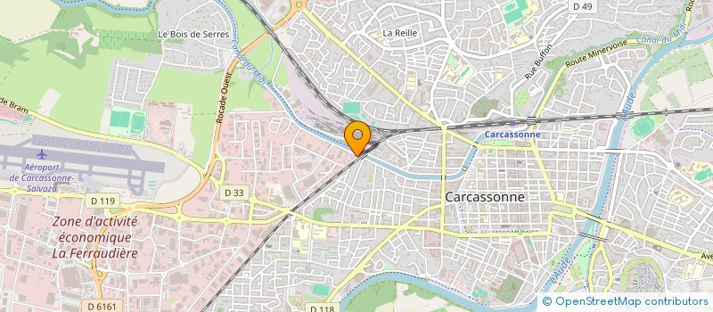 localisation de l'entreprise BTBNADA à CARCASSONNE