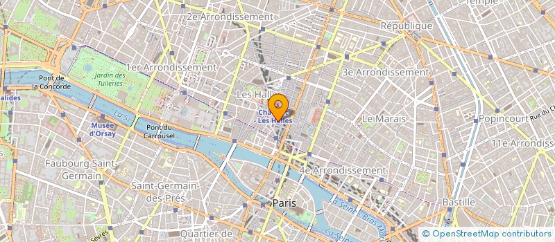 localisation de l'entreprise BTC à PARIS
