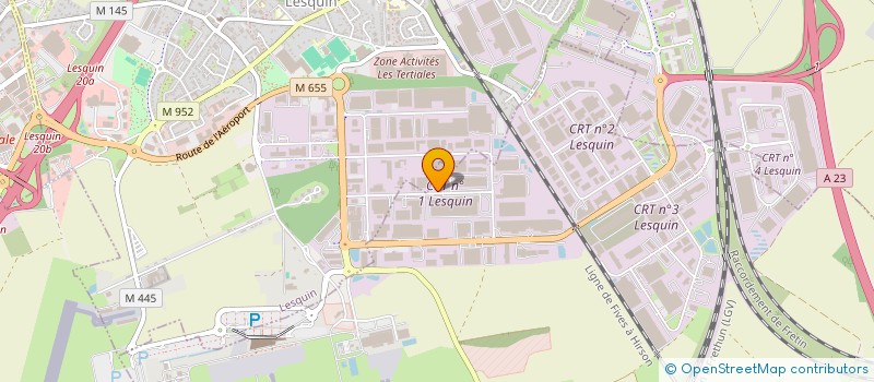 localisation de l'entreprise BTC à FRETIN