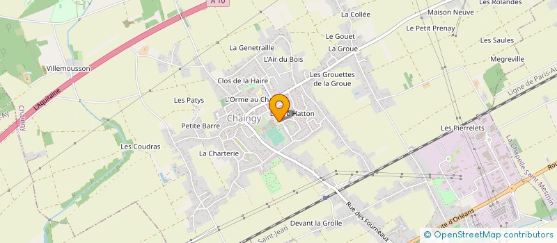 localisation de l'entreprise BTC à CHAINGY