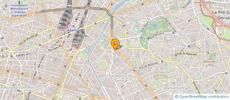 localisation de l'entreprise BTC  PARIS