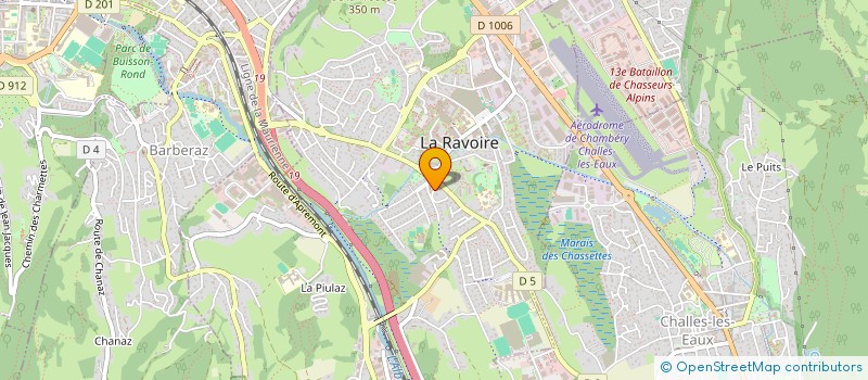 localisation de l'entreprise BTC  LA RAVOIRE