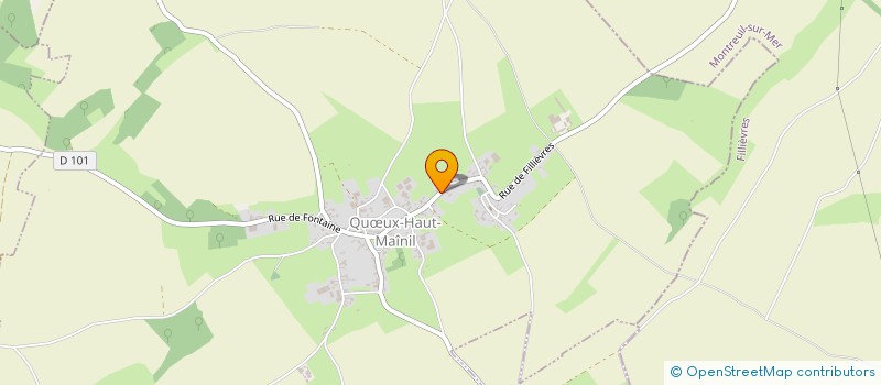 localisation de l'entreprise BTC HESDINOIS  QUUX-HAUT-MAINIL