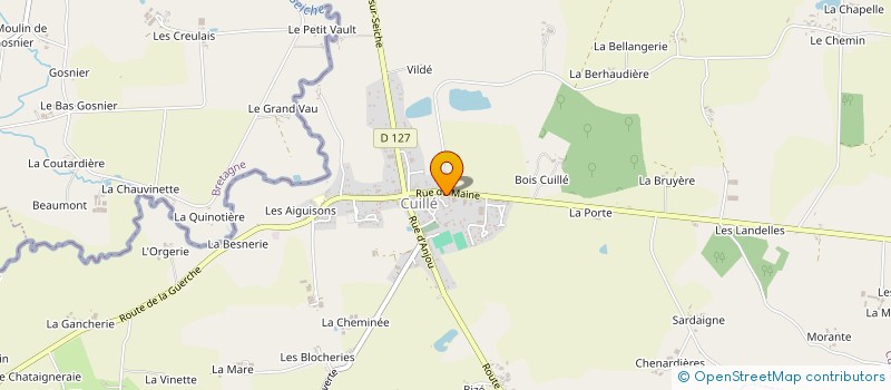 localisation de l'entreprise BTC IMMO  CUILLE