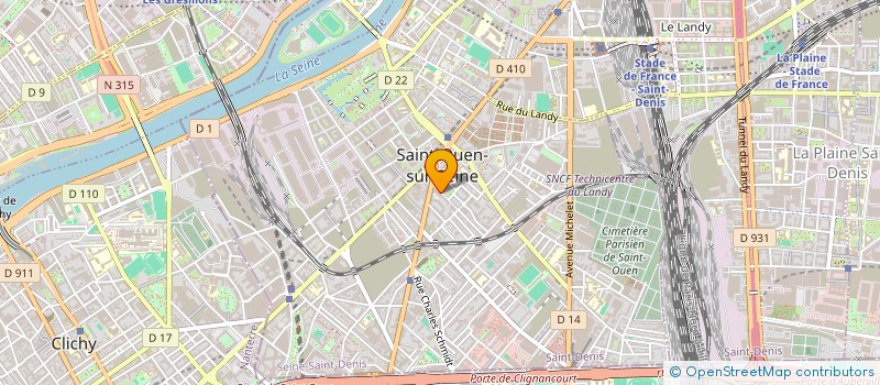 localisation de l'entreprise BTC IMPORT à SAINT-OUEN-SUR-SEINE