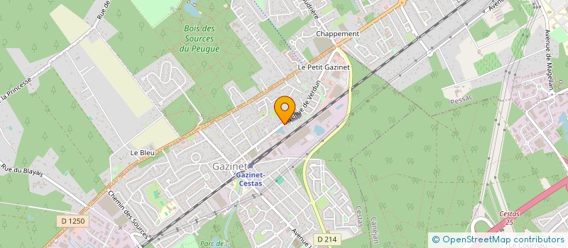 localisation de l'entreprise BTC INTERNATIONAL à CESTAS