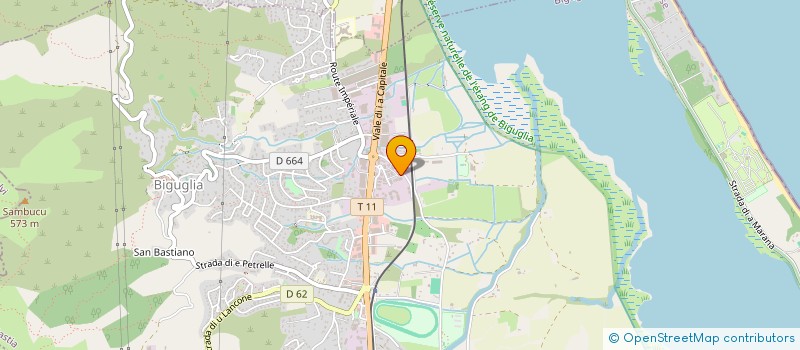 localisation de l'entreprise BTC LOGISTIQUE  BIGUGLIA