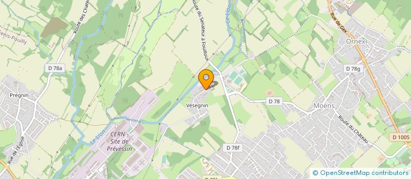 localisation de l'entreprise BTC PERFORMANCES  PREVESSIN-MOENS