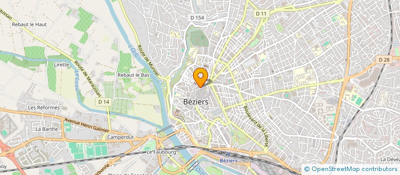localisation de l'entreprise BTC3 EURL à BEZIERS