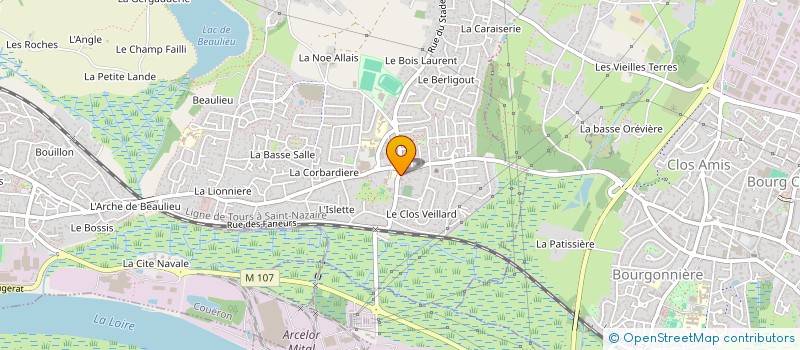 localisation de l'entreprise BTCE  COUERON