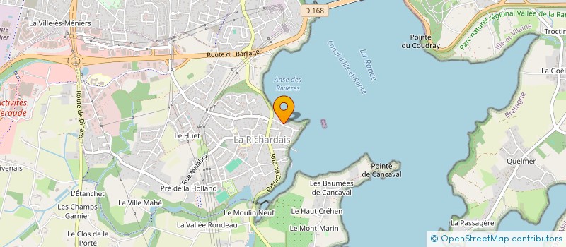 localisation de l'entreprise BTCL  LA RICHARDAIS