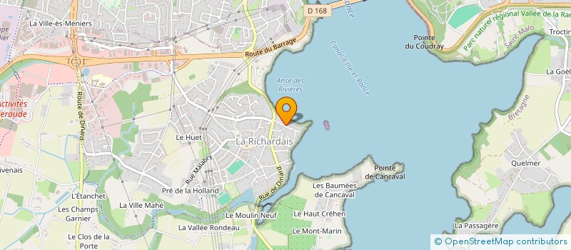 localisation de l'entreprise BTCM  LA RICHARDAIS