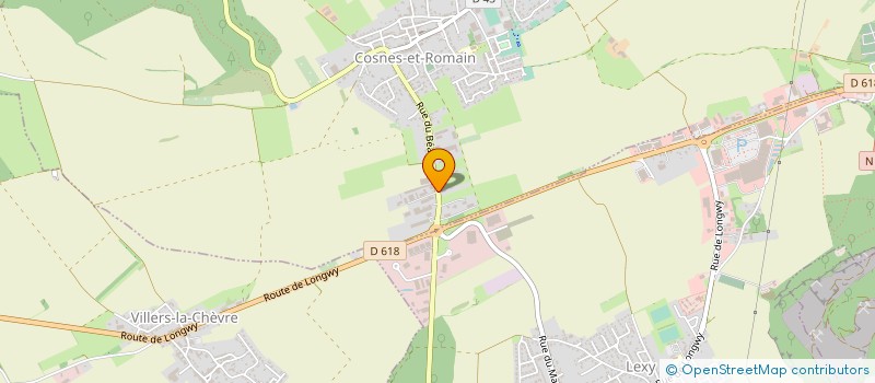 localisation de l'entreprise BTCM FRANCE  COSNES-ET-ROMAIN