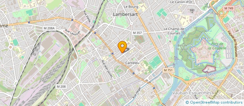 localisation de l'entreprise BTD 1 à LAMBERSART