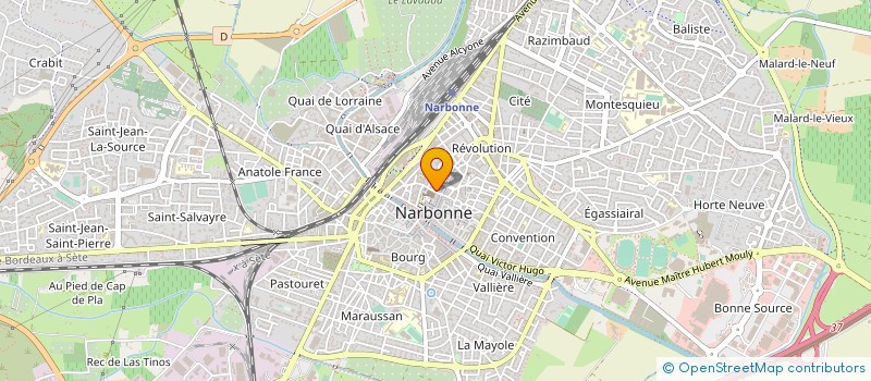 localisation de l'entreprise BTD à NARBONNE
