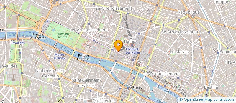 localisation de l'entreprise BTD  PARIS