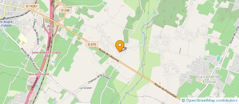 localisation de l'entreprise BTDS  SAINT-ANDRE-DE-CUBZAC
