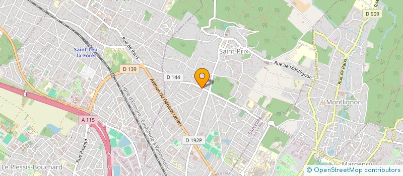 localisation de l'entreprise BTE à SAINT-PRIX