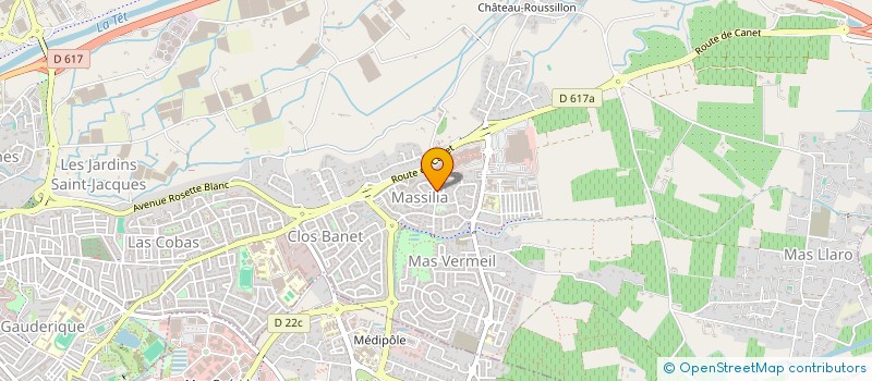 localisation de l'entreprise BTE FAKA  PERPIGNAN