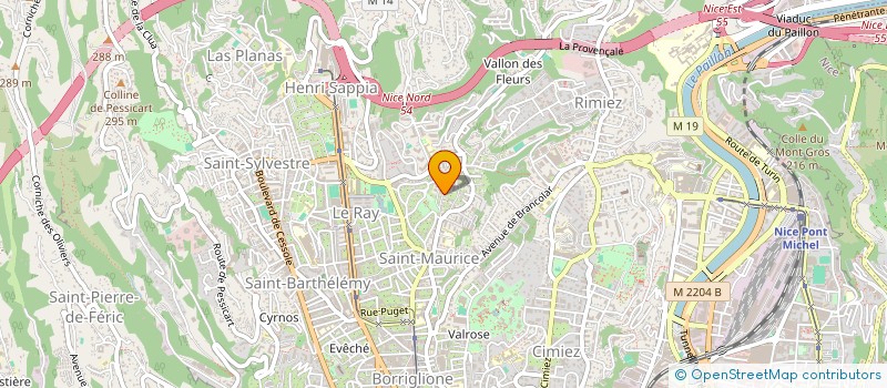 localisation de l'entreprise BTE NICE à NICE