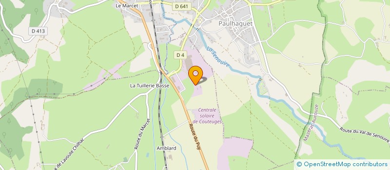 localisation de l'entreprise BTECH  COUTEUGES